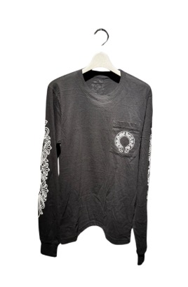 Chrome hearts  フローラルクロス  サーマル  バックプリント ロンT