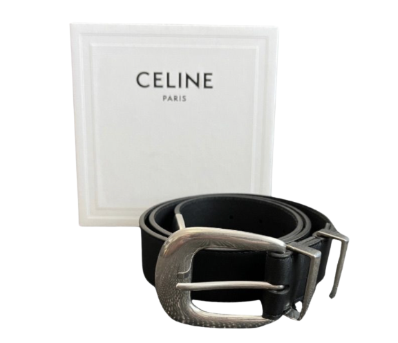 CELINE サンチュロンストラップ付きウエスタン ベルト