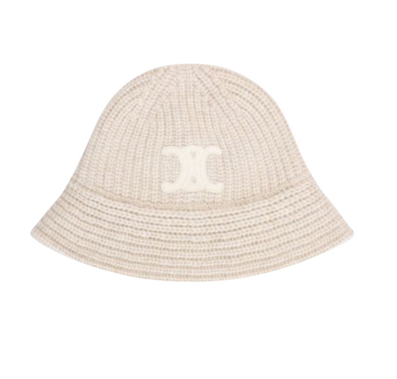 CELINE トリオンフ クロシェ バケットハット / カシミア