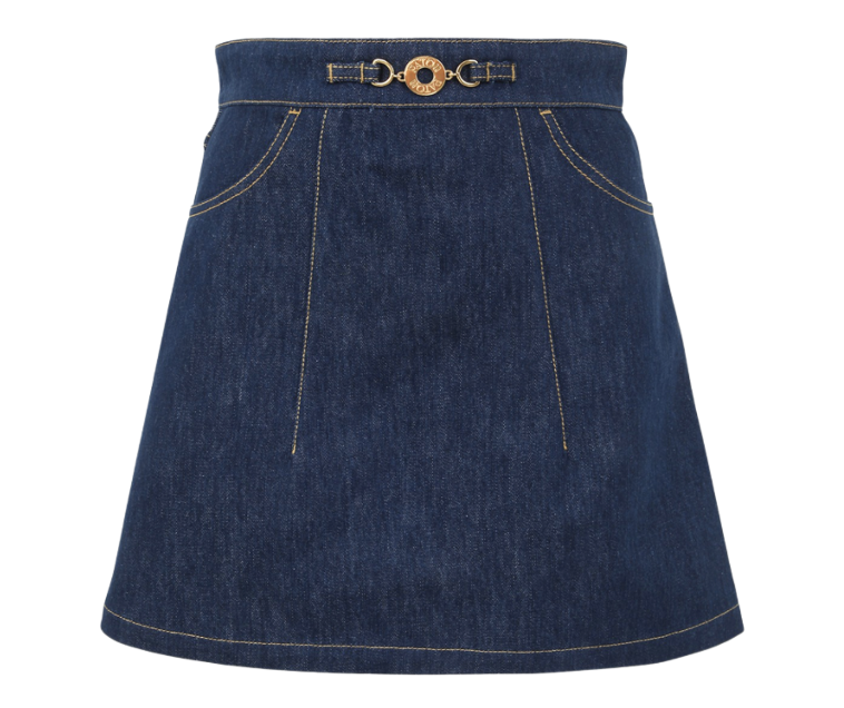 PATOU Aライン デニム スカート