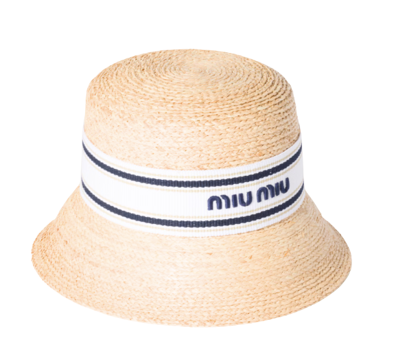 MIUMIU ラフィア ハット