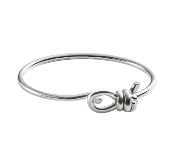 BOTTEGA VENETA ノットブレスレット シルバー