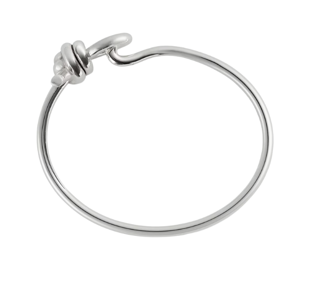 BOTTEGA VENETA ノットブレスレット シルバー