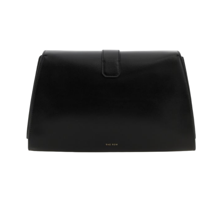THE ROW ブラックレザー アイラ クラッチ