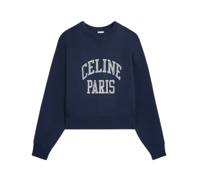 CELINE ルーズ スウェットシャツ / コットンフリース
