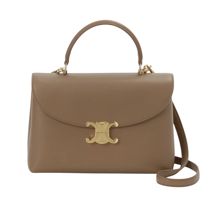 CELINE ミディアム ニノ バッグ サプルカーフスキン ロゴ