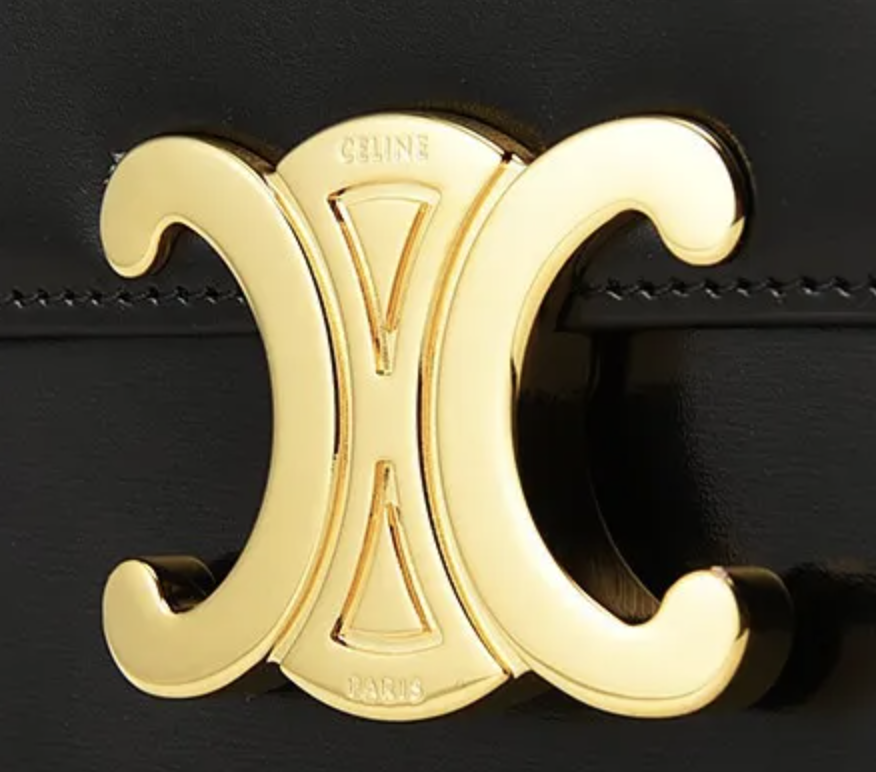 CELINE ミディアム カレッジバッグ / シャイニーカーフスキン