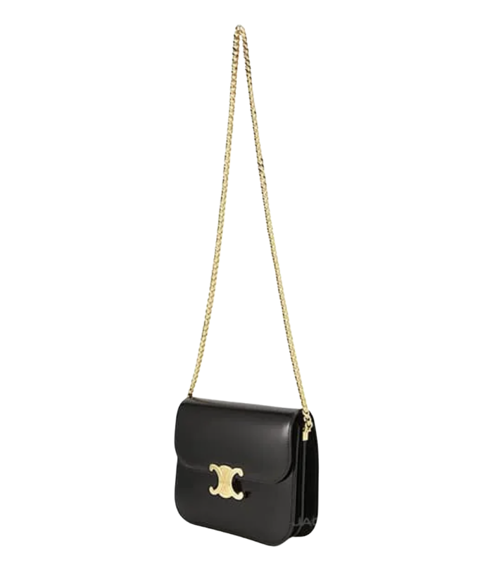 CELINE ミディアム カレッジバッグ / シャイニーカーフスキン