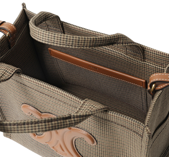 CELINE CABAS スモール トリオンフ  バッグ  ブラウン