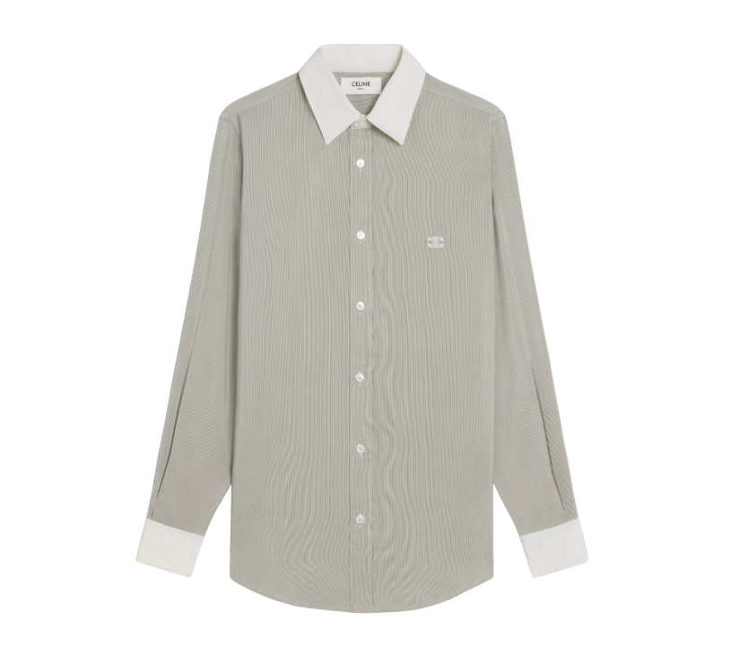 CELINE トリオンフ  ロゴ  シャツ