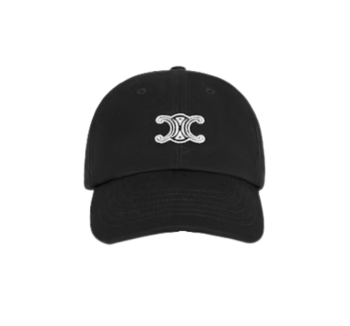 CELINE ヴィヴィエンヌ キャップ ブラック