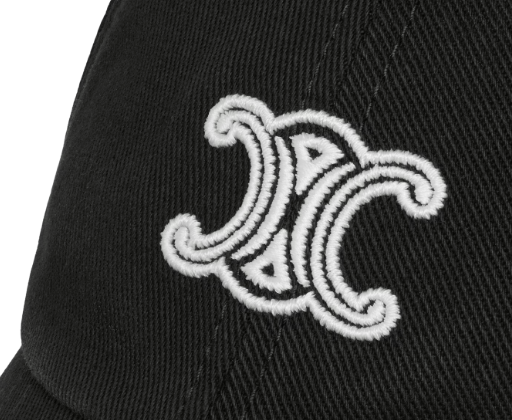 CELINE ヴィヴィエンヌ キャップ ブラック