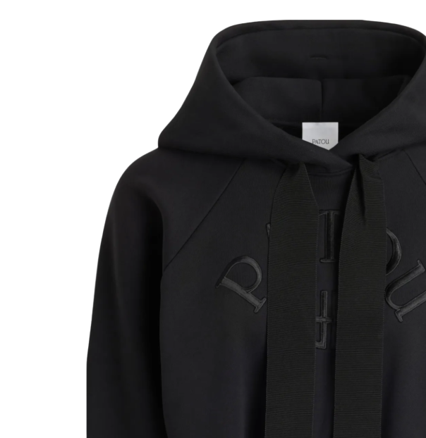 PATOU オーガニックコットン パトゥロゴ＆JPモノグラム フーディ