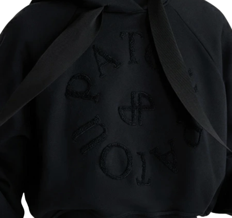 PATOU オーガニックコットン パトゥロゴ＆JPモノグラム フーディ