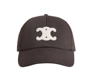 CELINE トリオンフ ベースボールキャップ / コットンギャバジン Sサイズ