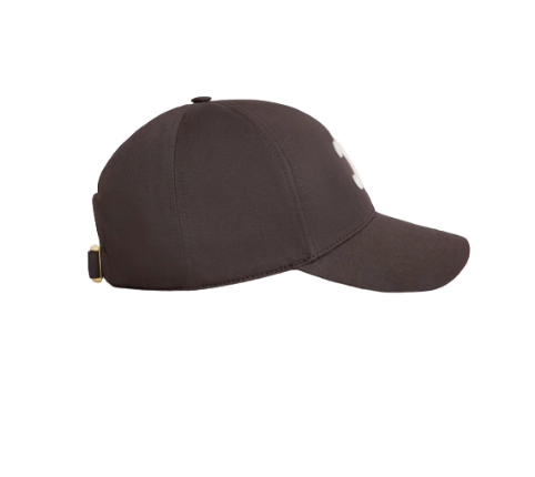 CELINE トリオンフ ベースボールキャップ / コットンギャバジン Sサイズ