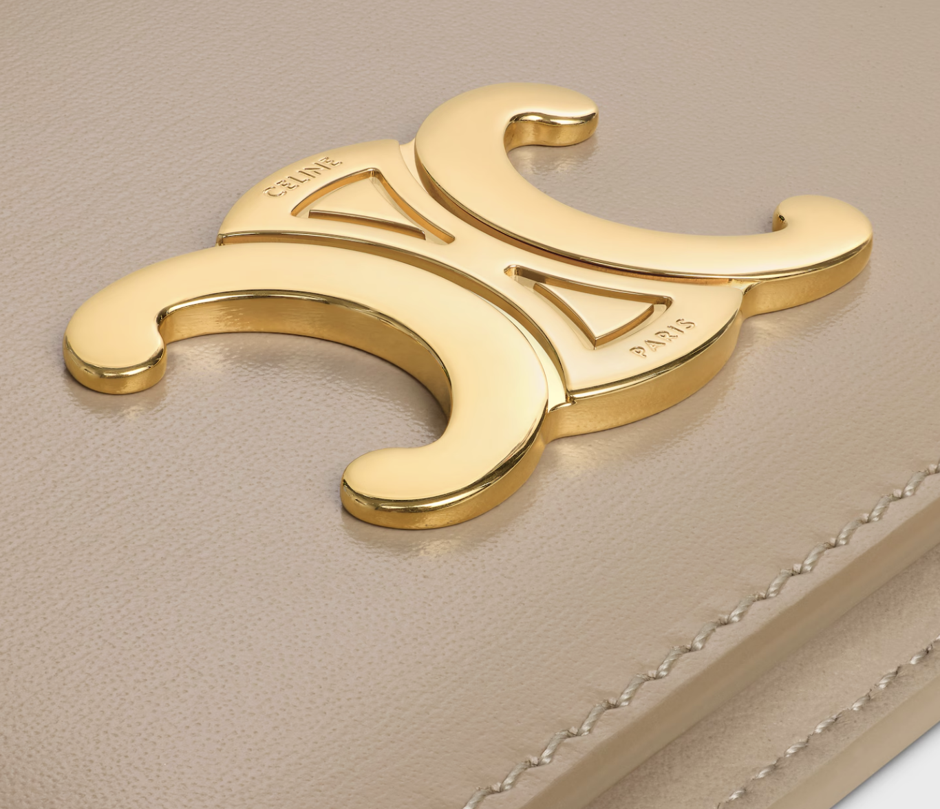 CELINE バイフォールドカードホルダー / シャイニーカーフスキン