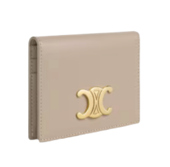 CELINE バイフォールドカードホルダー / シャイニーカーフスキン