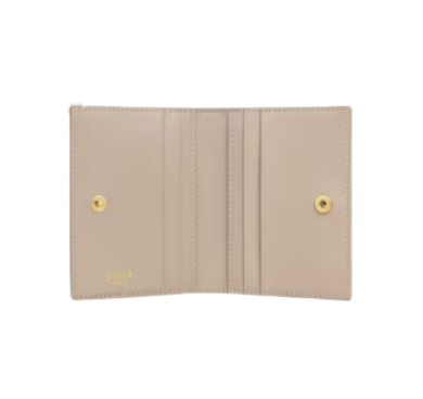 CELINE バイフォールドカードホルダー / シャイニーカーフスキン