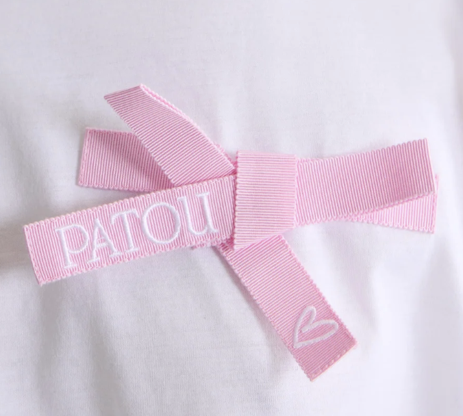 PATOU Tシャツ ボウ リボン
