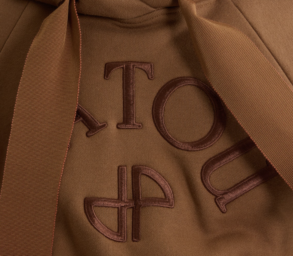 PATOU オーガニックコットン パトゥロゴ＆JPモノグラム フーディ