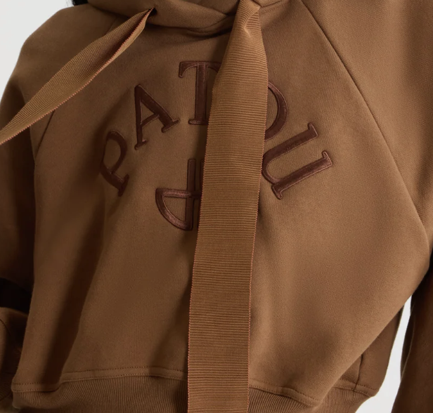 PATOU オーガニックコットン パトゥロゴ＆JPモノグラム フーディ