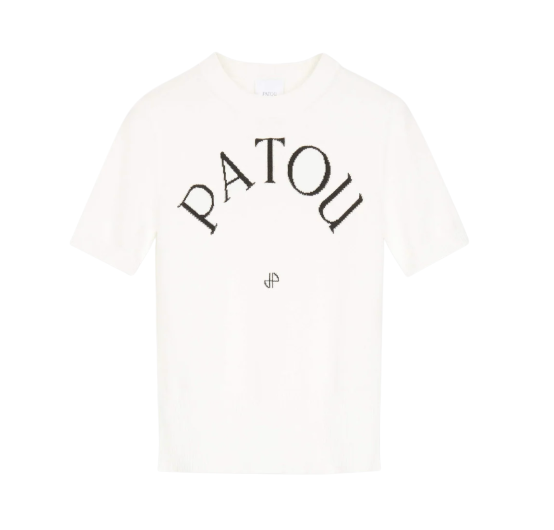 PATOU エコフレンドリーコットンブレンド パトゥ ジャカードニット トップ