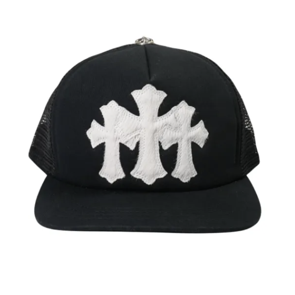 Chrom hearts  トリプルクロスハラコレザー キャップ