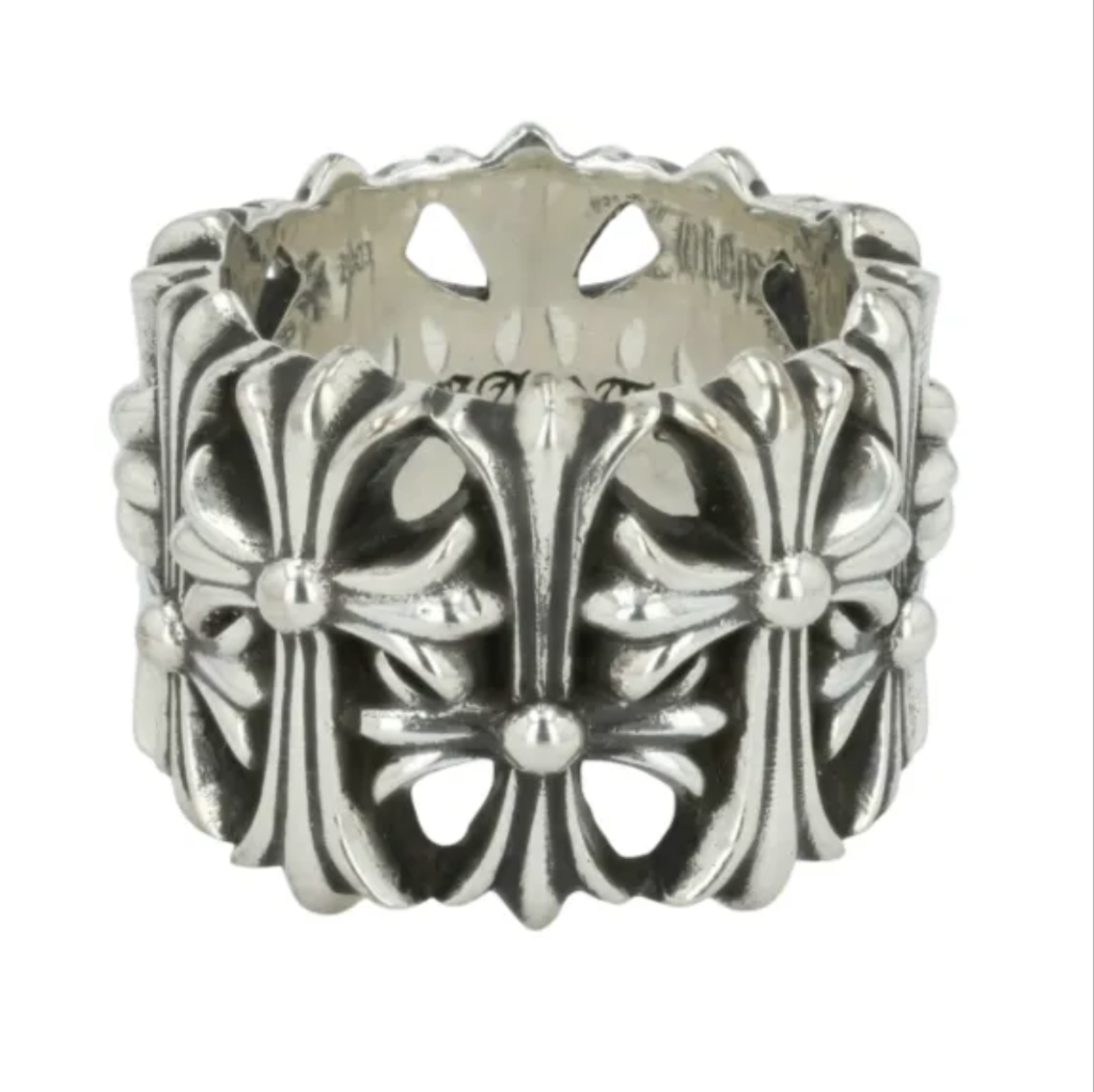 Chrom hearts セメタリークロス リング 　US９号