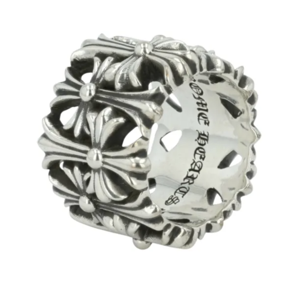 Chrom hearts セメタリークロス リング 　US９号