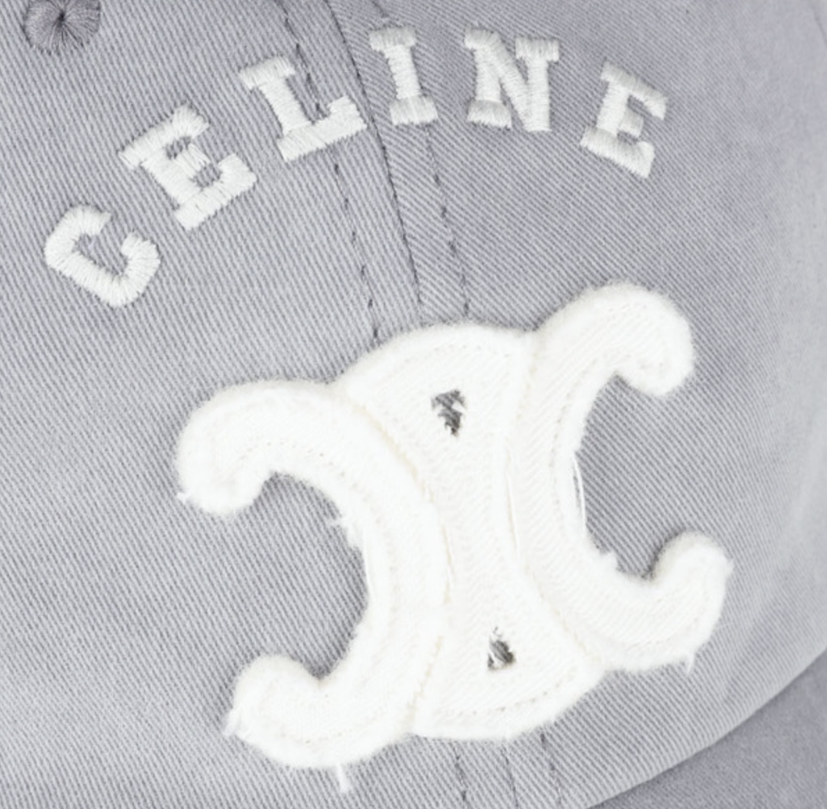 CELINE トリオンフ キャップ / ライトコットンギャバジン