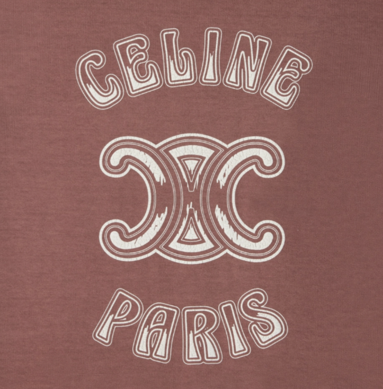 CELINE PARIS 70’S Tシャツ / コットンジャージー
