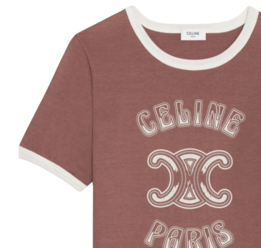 CELINE PARIS 70’S Tシャツ / コットンジャージー