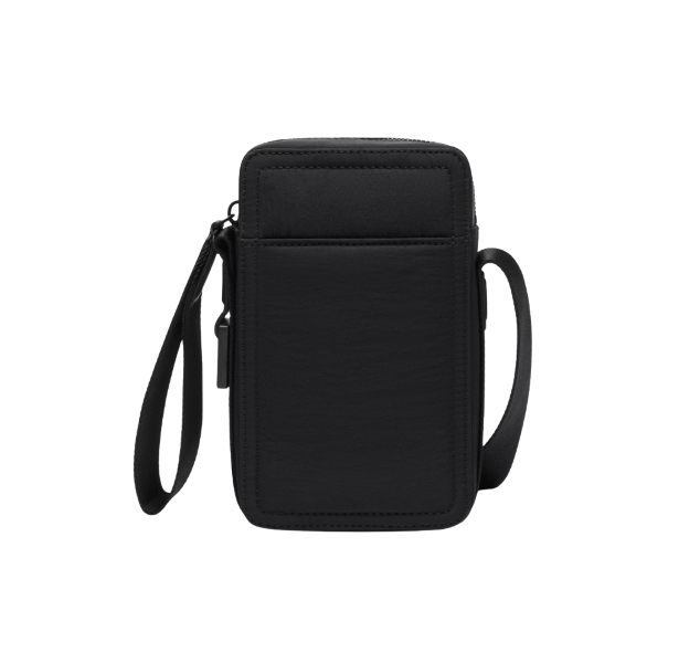 JACQUEMUS Cuerda バーティカル ナイロンクロスボディー バッグ ブラック