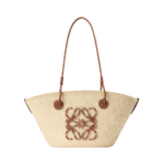 LOEWE アナグラム バスケットバッグ スモール（イラカヤシ&カーフ