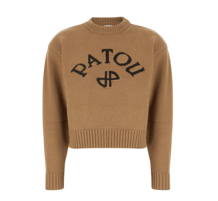 PATOU  ウールとカシミヤのプルオーバー ニット