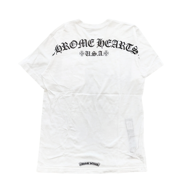 Chrome hearts バックアーチロゴ USAプリント ショートスリーブ Tシャツ Lサイズ