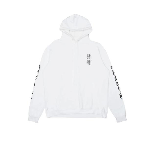 Chrome hearts バーティカル ロゴ プルオーバー フーディー