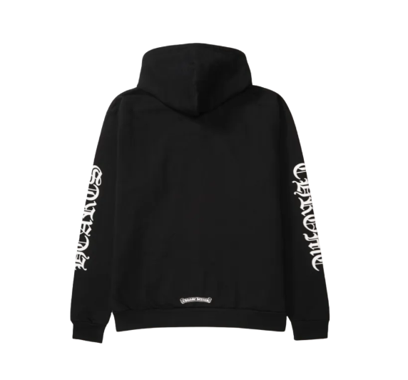 Chrome Hearts バーティカル ロゴ ジップフーディー  Lサイズ