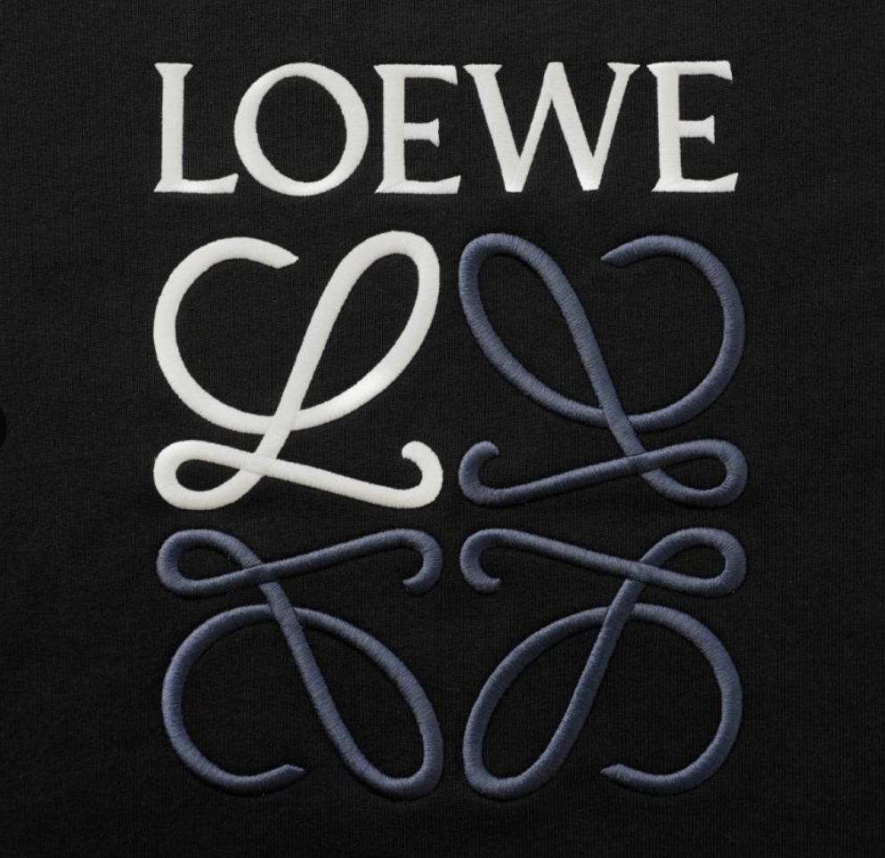 LOEWE アナグラム スウェット  ブラック Lサイズ