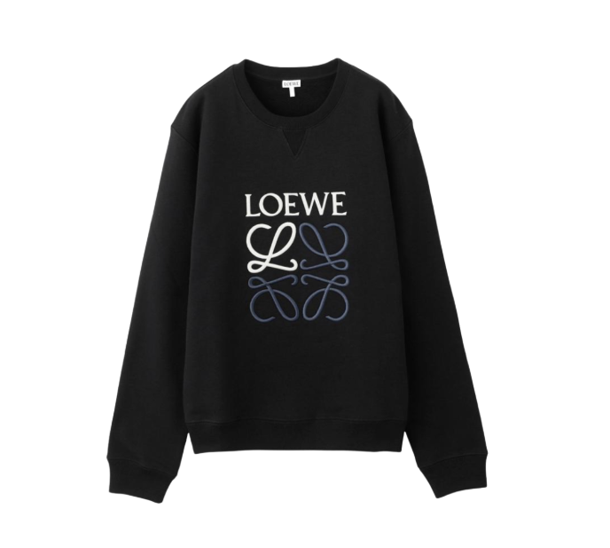 LOEWE アナグラム スウェット ブラック Lサイズ