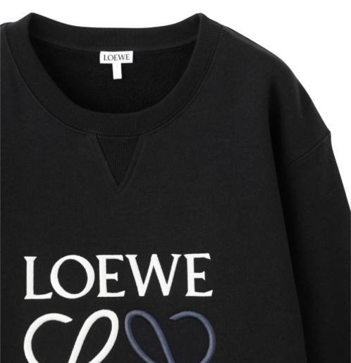LOEWE アナグラム スウェット  ブラック Lサイズ