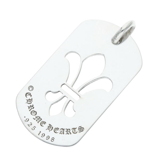Chrome Hearts ドッグタグ カットアウト フレア チャーム ※ボールチェーン付き